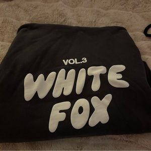 White Fox Hoodie and sweatpants set